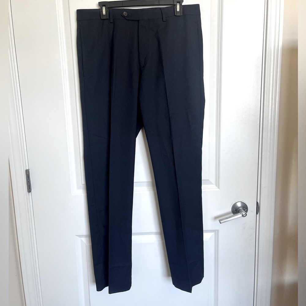 Lauren Ralph Lauren Black Mens Dress Pants Size 33W 32L